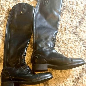 Ariat English Riding Boots and Bag